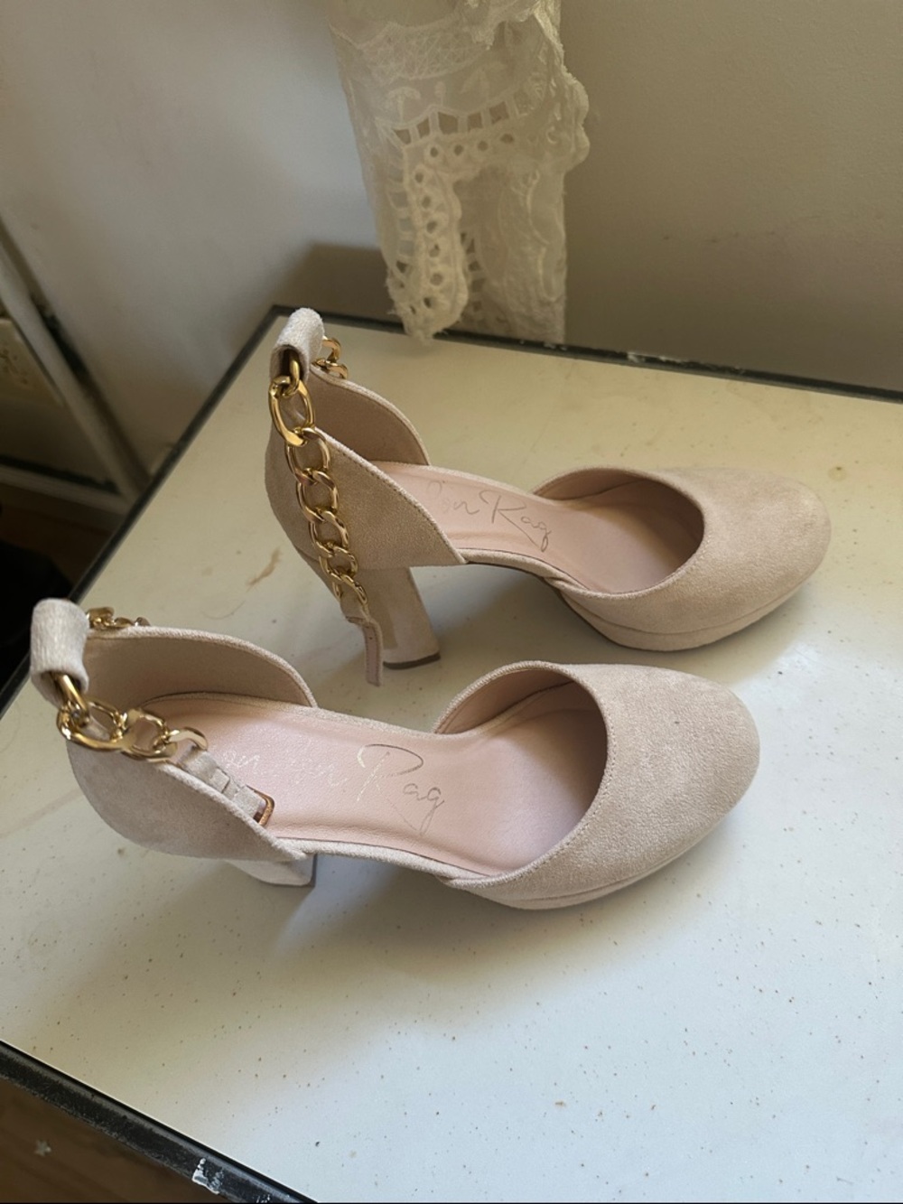 London Rag Women's Inigo
Interchangeable Ankle Strap Platform
Sandals - Picture 3 of 7
